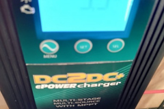 Lithium battery with AC rectifier